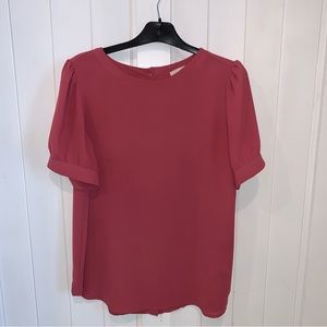 Loft short sleeve blouse